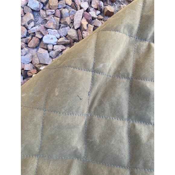 Jacques Franchi Olive Bomber Jacket Large MADE IN FRANCE Leather Polyester - Picture 10 of 12